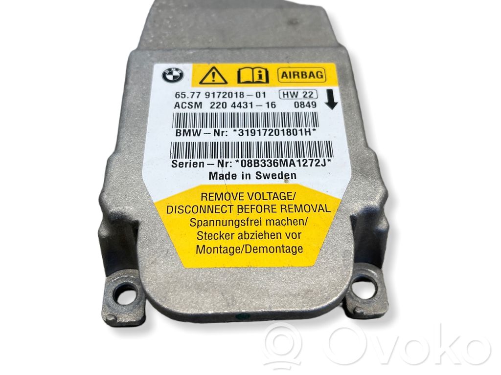 BMW 5 E60 E61 Airbag control unit/module 