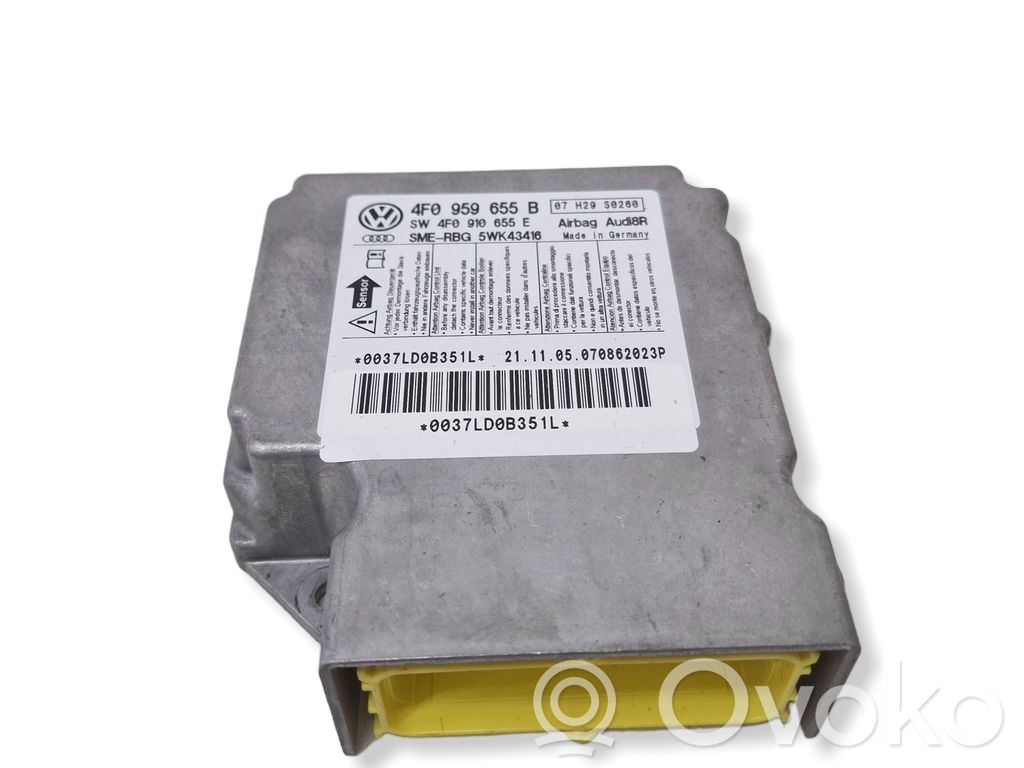 Airbag control unit/module   4F0959655B,4F0910655E,07H29S0260,0037LD0B351L