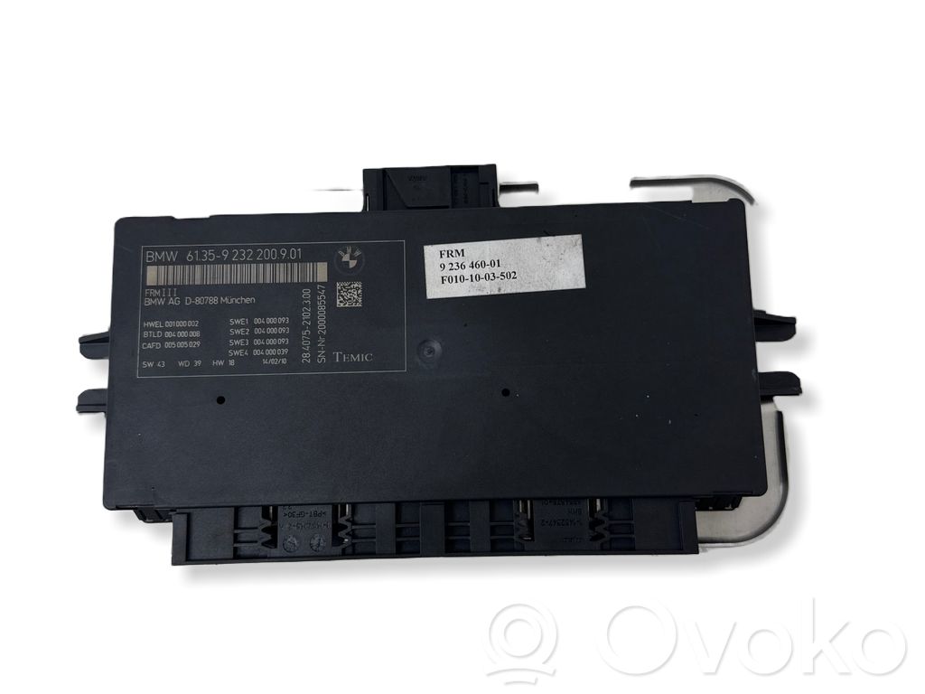 BMW 5 F10 F11 Sterownik / Moduł świateł LCM 