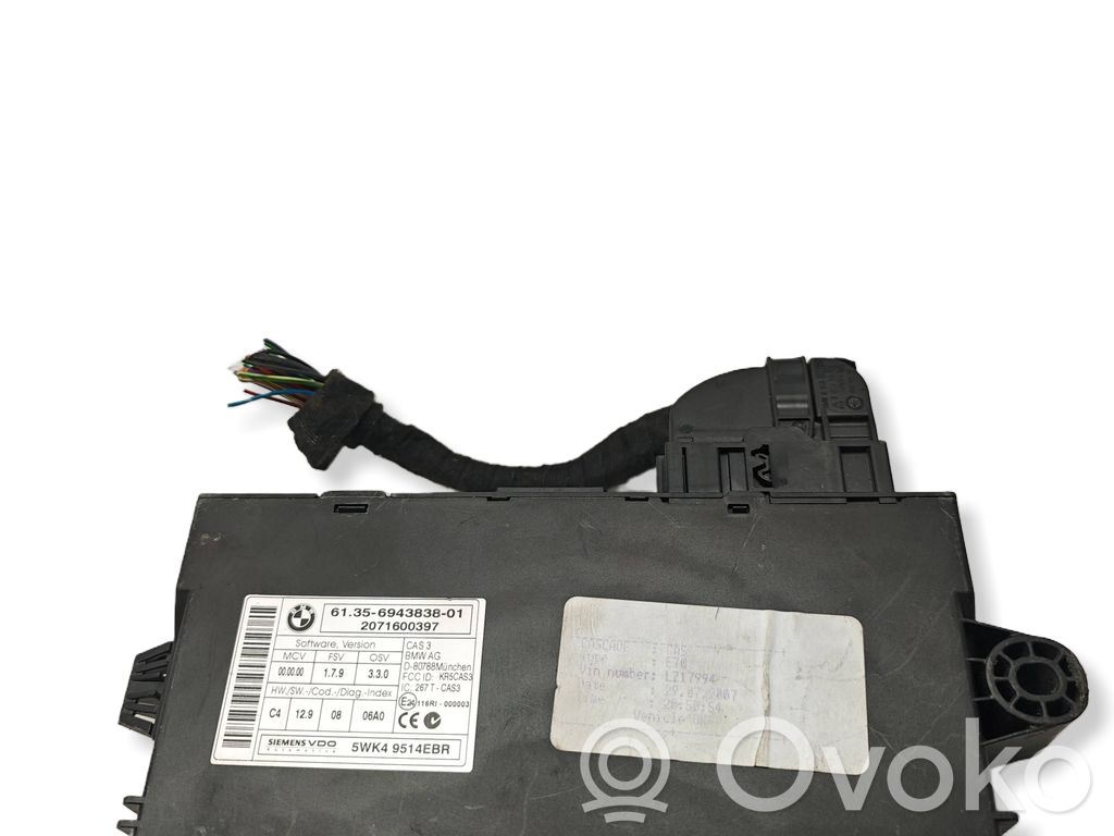BMW X5 E70 CAS valdymo blokas/ modulis 