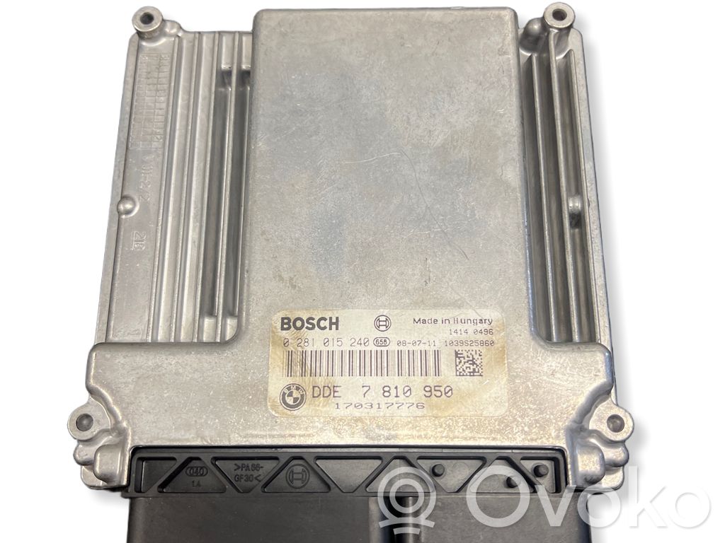 BMW 5 E60 E61 Engine control unit/module 