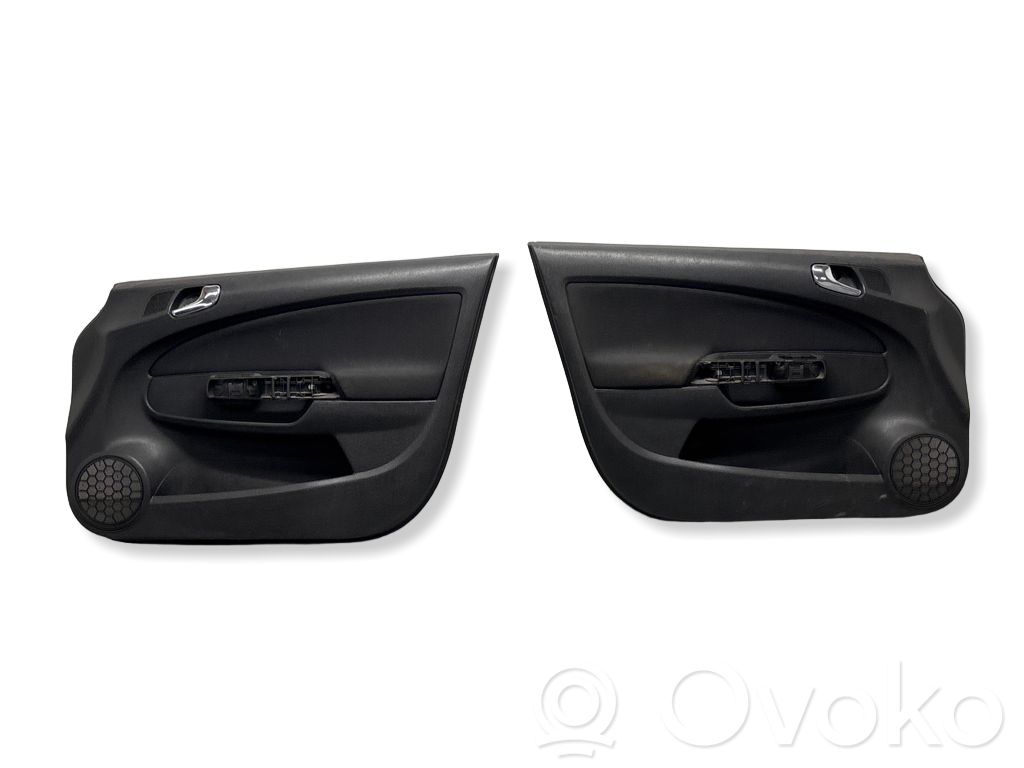 Opel Corsa D Front door card panel trim 
