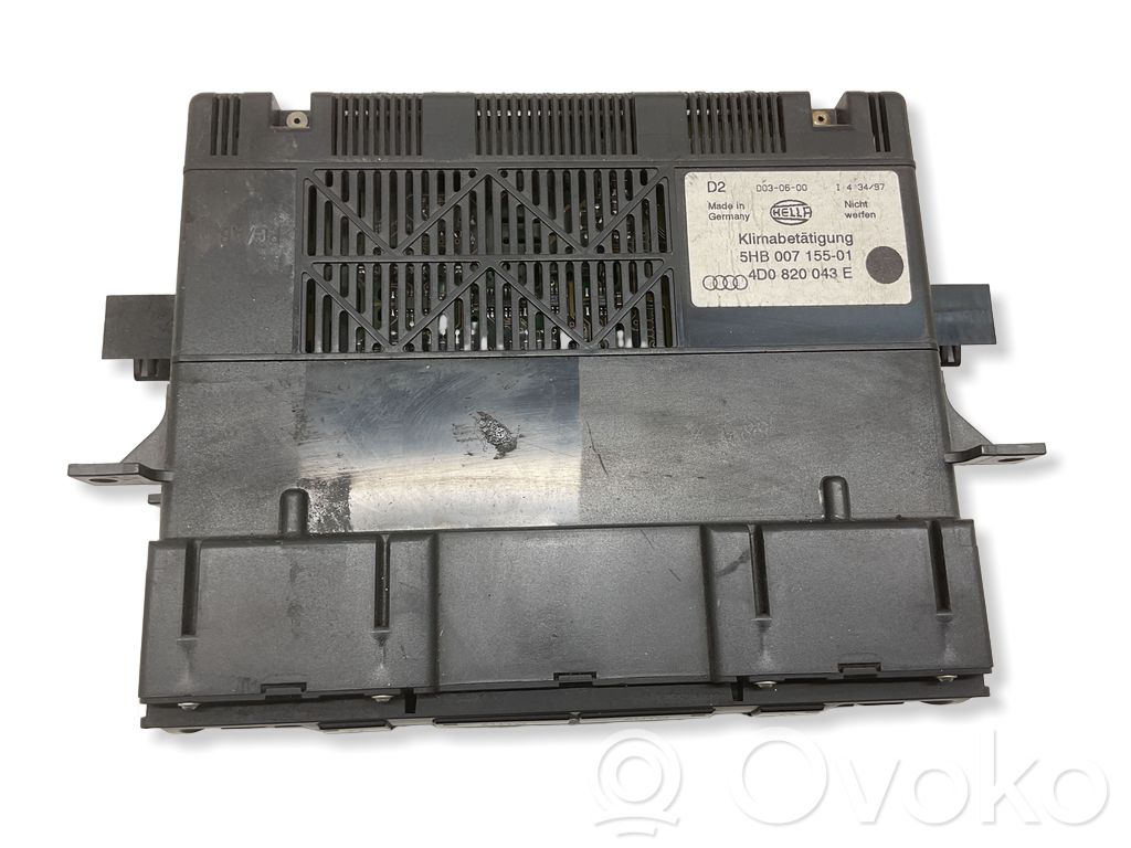 Audi A8 S8 D2 4D Climate control unit 