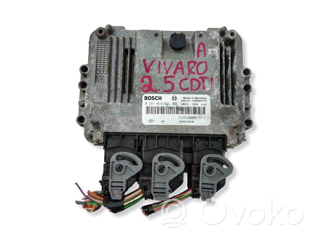 Opel Vivaro Unitate/modul de control motor 