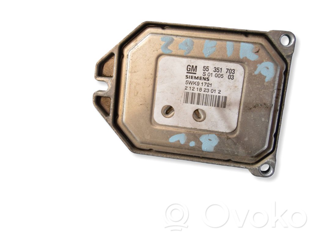 Opel Zafira A Engine control unit/module ECU 
