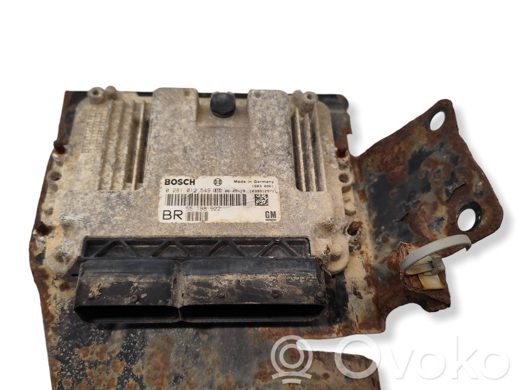 Engine control unit/module   0281012549,1039S12972,55198922