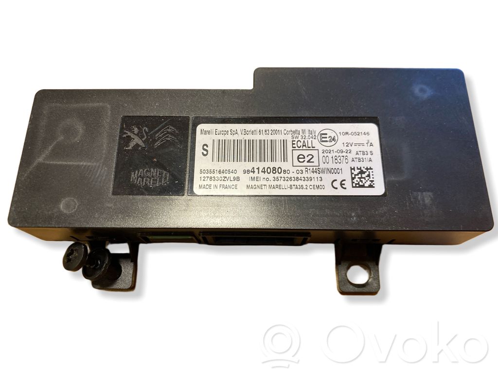 Peugeot Expert Module unité de contrôle Bluetooth 