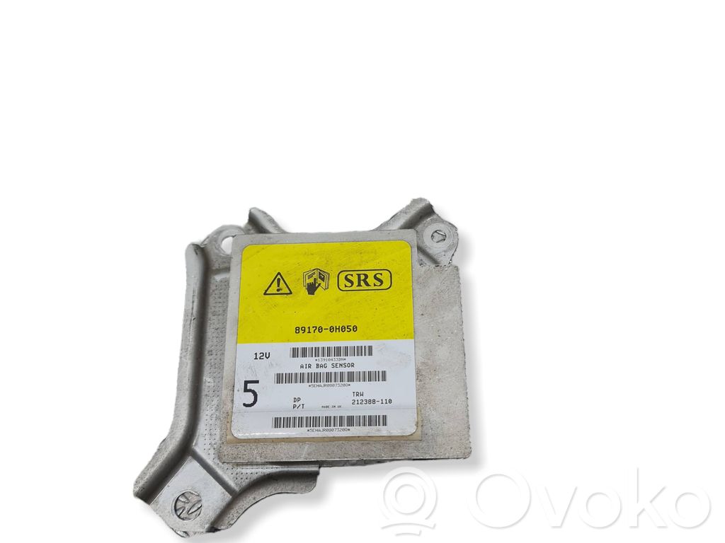 Toyota Aygo AB10 Airbag control unit/module 