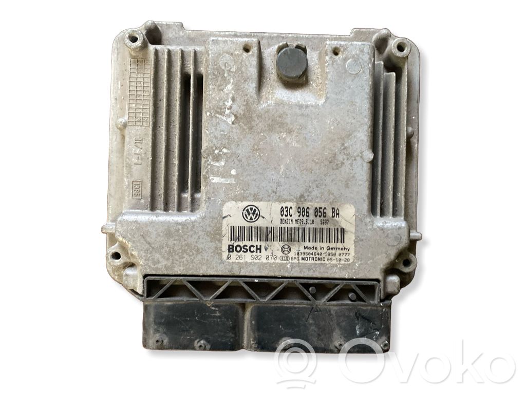 Engine control unit/module   03C906056BA,0261S02070,1039S04640