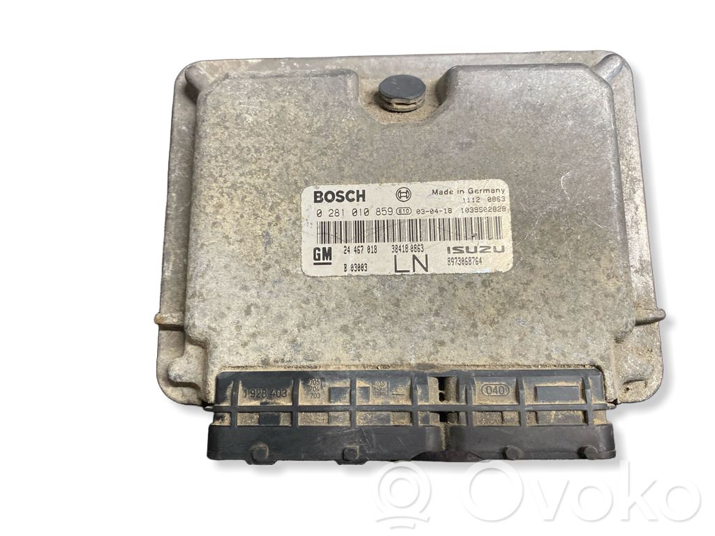 Opel Astra H Engine control unit/module 