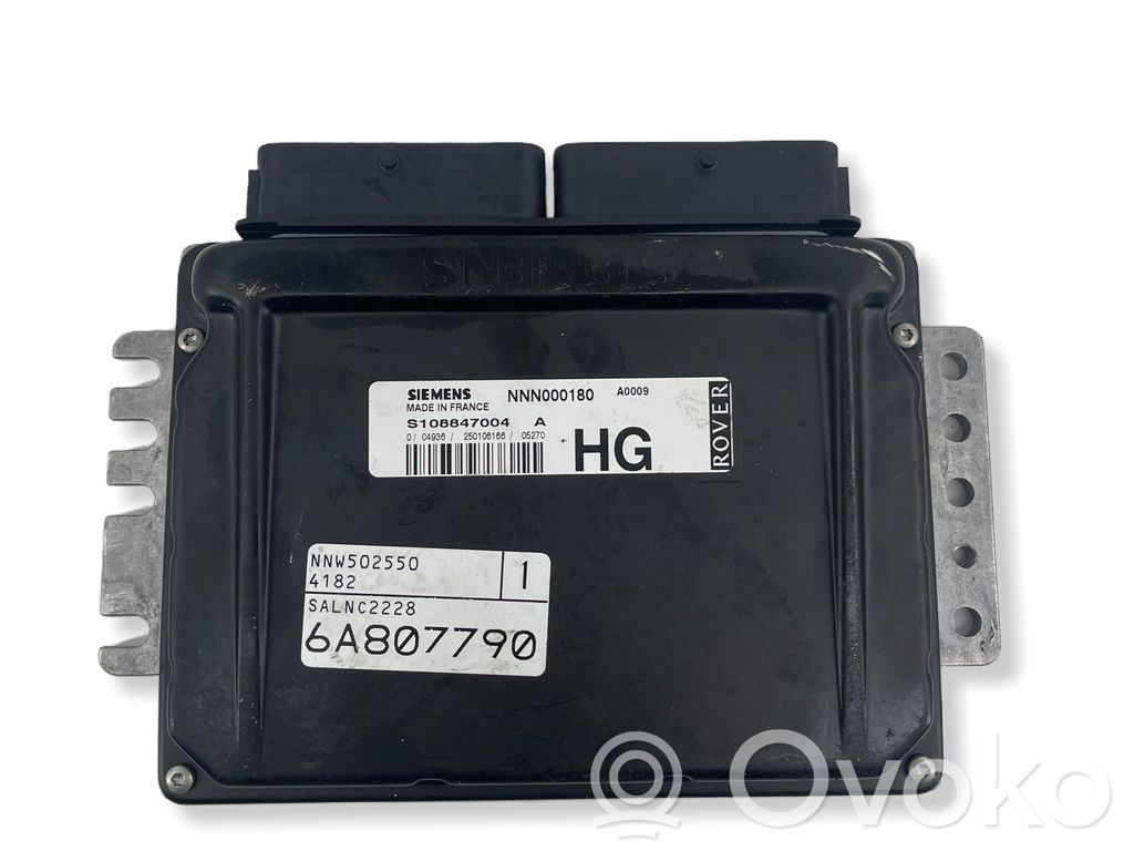 Engine control unit/module   NNN000180,NNW502550,S108847004,6A807790