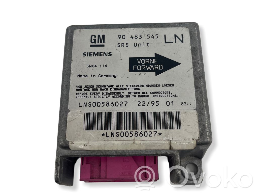 Peugeot 307 Airbag control unit/module 