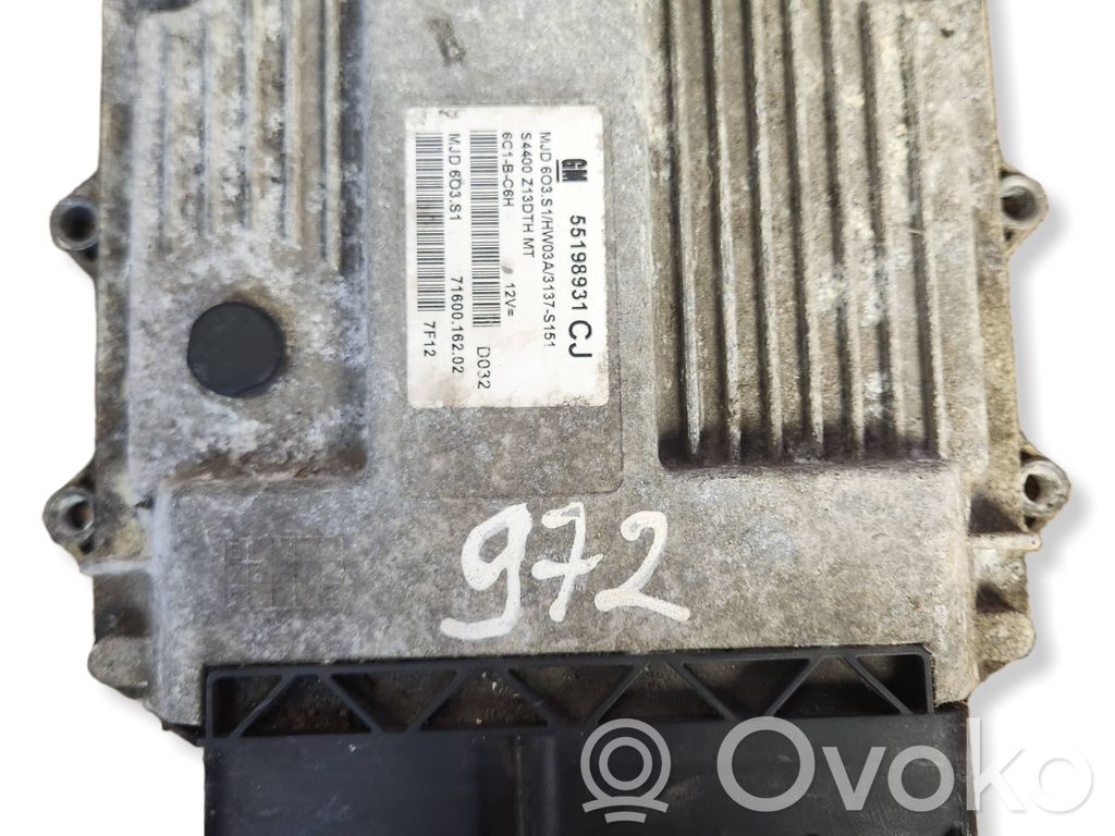 Opel Corsa D Engine control unit/module 