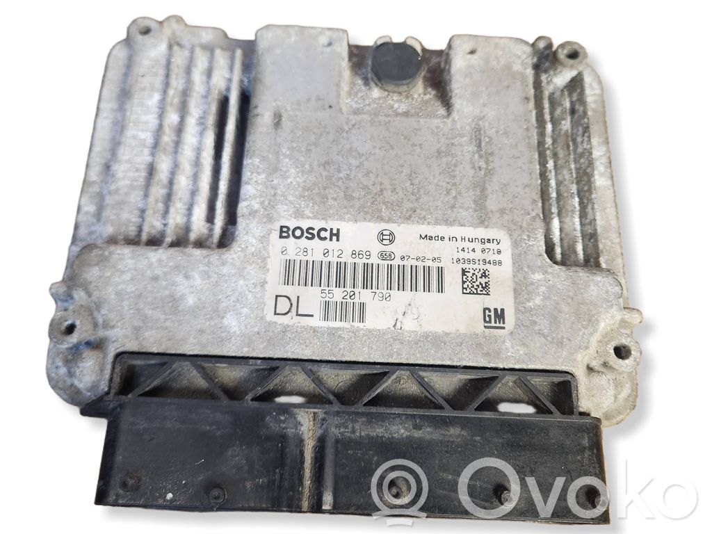 Opel Astra H Engine control unit/module 