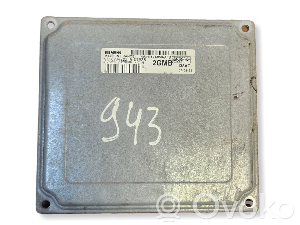 Ford Focus Engine control unit/module 