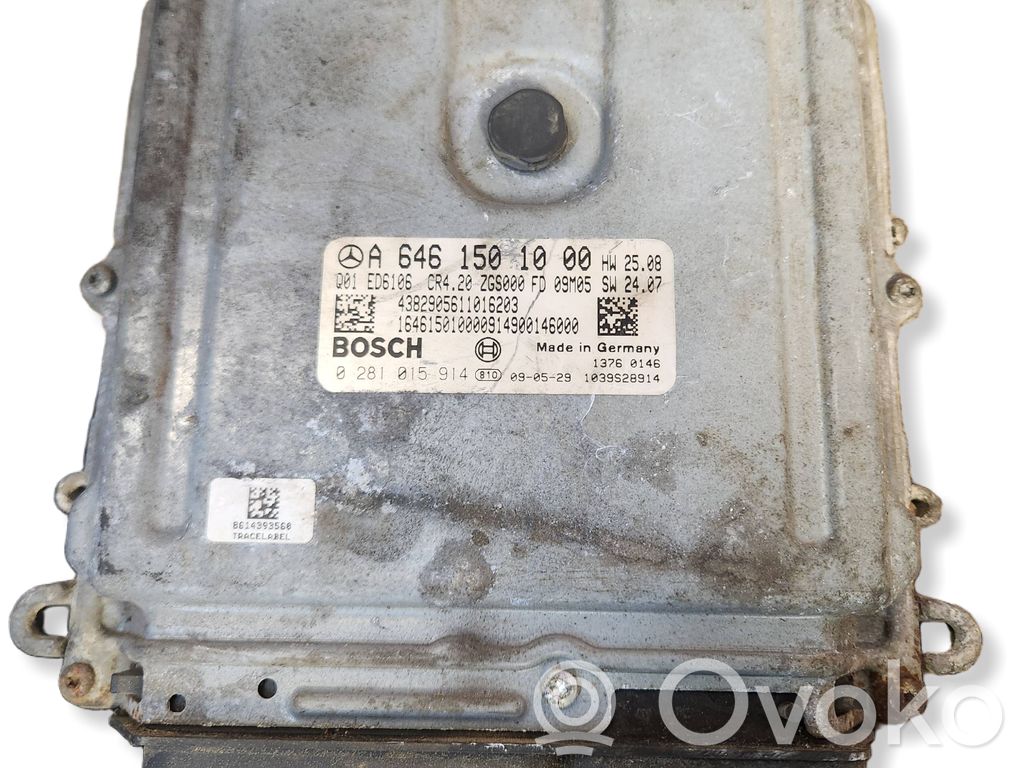 Mercedes-Benz Sprinter W906 Engine control unit/module 
