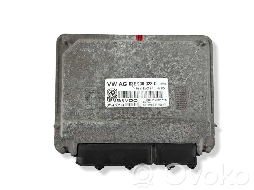 Sterownik / Moduł ECU   03E906023D,5WP40502