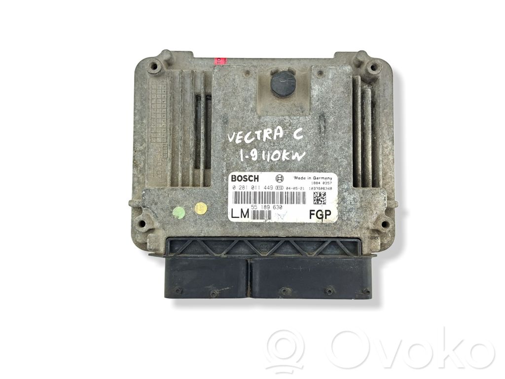 Opel Vectra C Engine control unit/module 