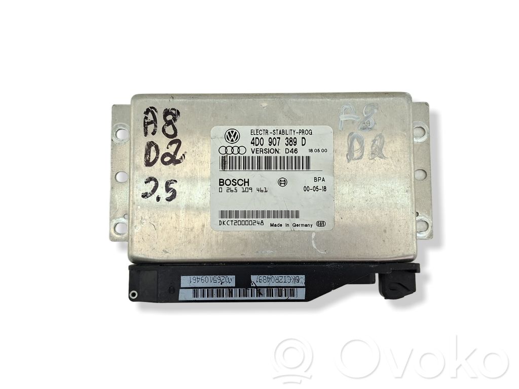 ESP (stability system) control unit   4D0907389D,0265109461