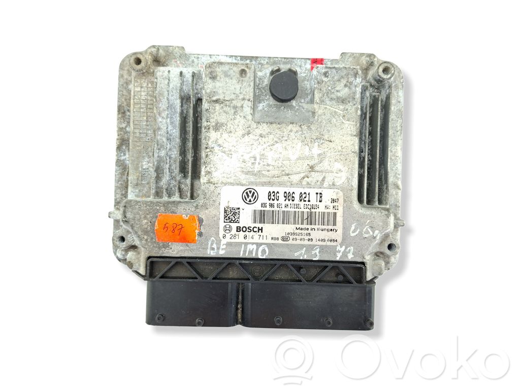 Skoda Octavia Mk2 (1Z) Engine control unit/module 
