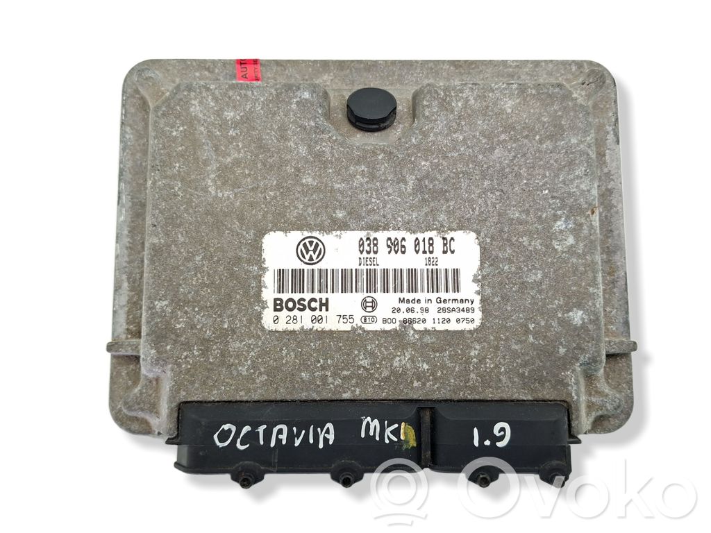 Skoda Octavia Mk1 (1U) Engine control unit/module 