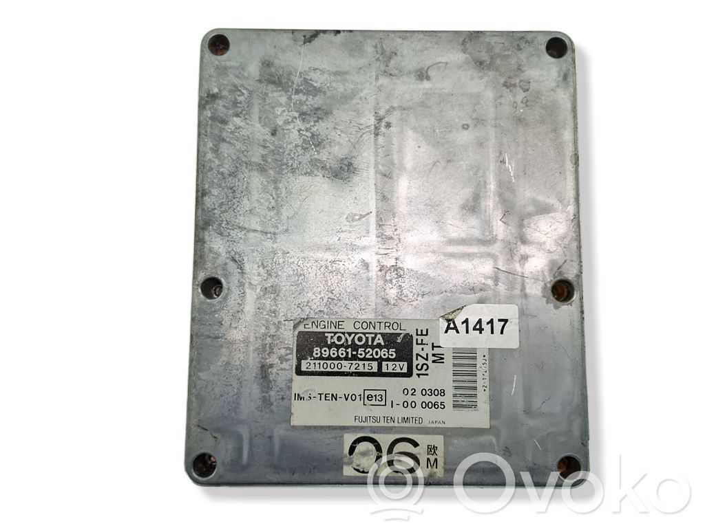 Toyota Yaris Engine control unit/module 