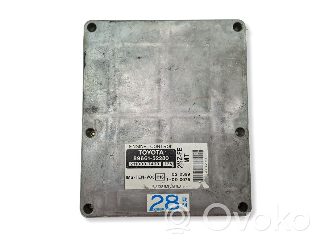 Toyota Yaris Verso Engine control unit/module 