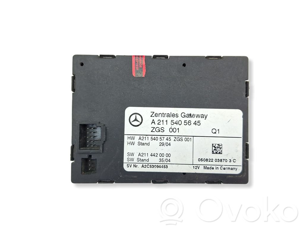 Módulo de control Gateway   A2115405645,A2115405745,A2114420000