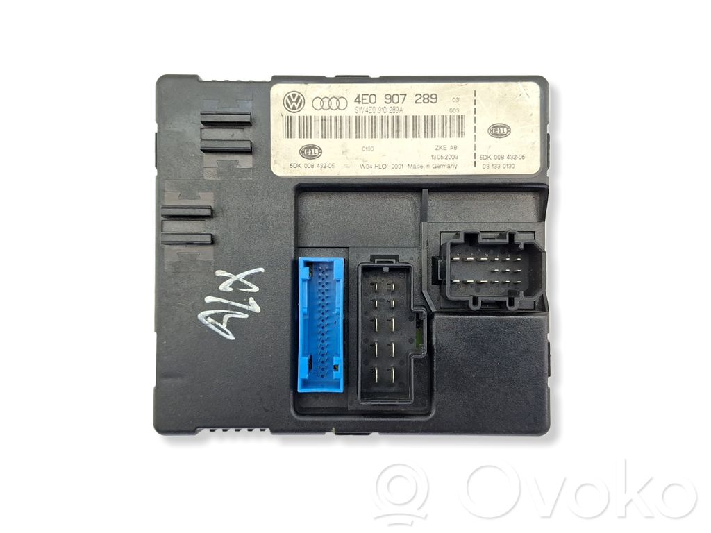 Audi A8 S8 D3 4E Komforto modulis 
