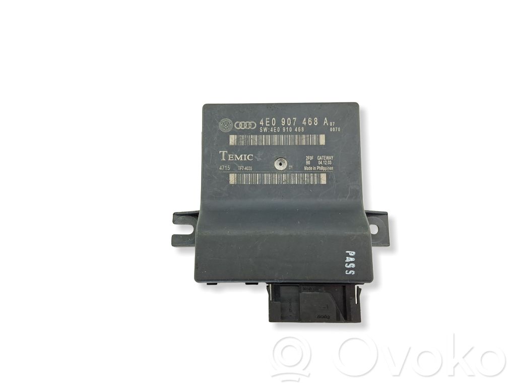 Audi A8 S8 D3 4E Muut ohjainlaitteet/moduulit 