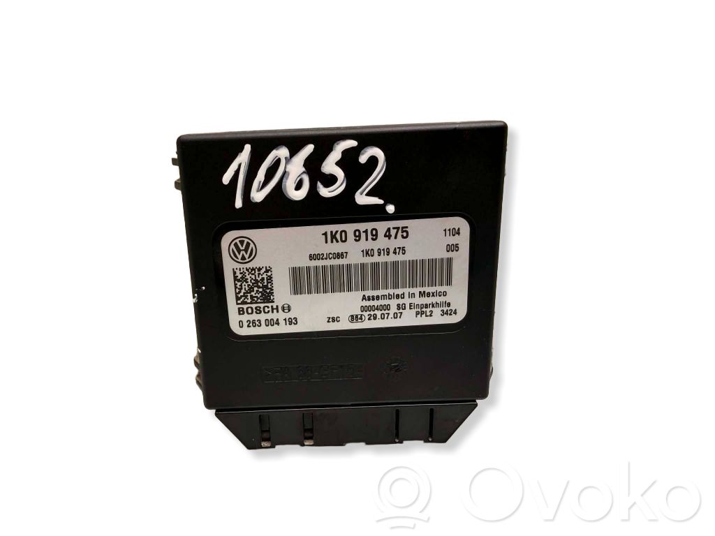 Volkswagen Touran I Parking PDC control unit/module 