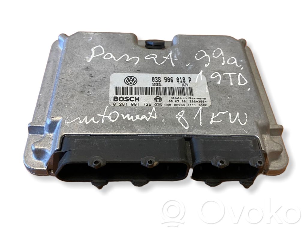 Engine control unit/module   038906018P,0281001720,28SA3664