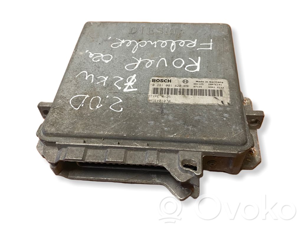 Engine control unit/module   28RTE141,0281001420,MSB101070