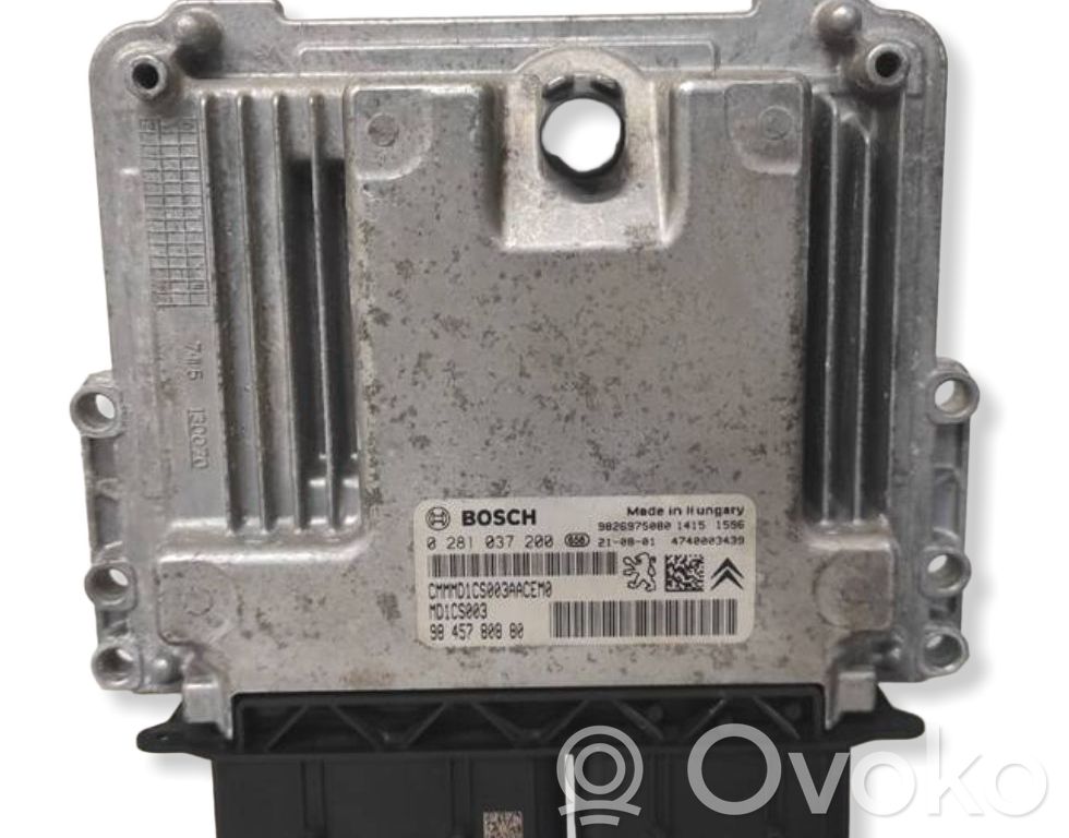 Engine control unit/module   9826975080,9845780880,0281037200,882182990,TWOJEAUTOWYSZKOW