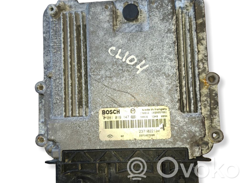 Renault Clio IV Unidad de control/módulo del motor 