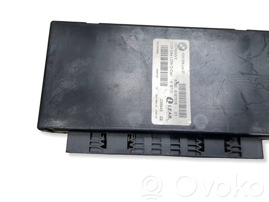 BMW 5 E60 E61 Gateway valdymo modulis 