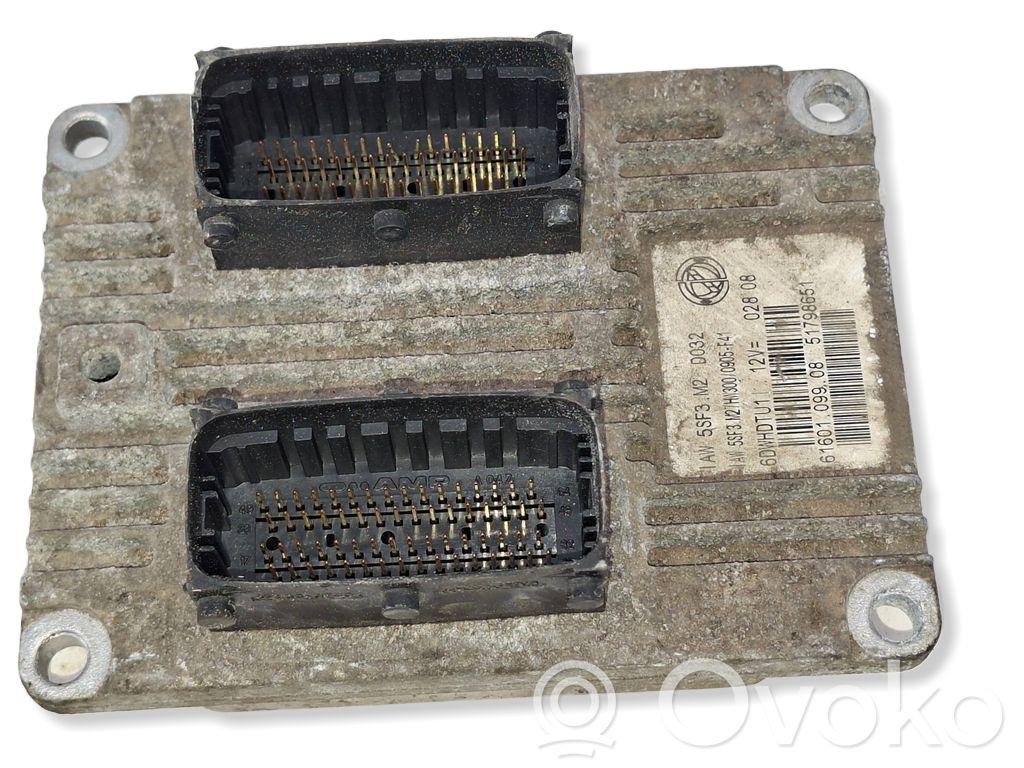 Fiat Punto (199) Sterownik / Moduł ECU 