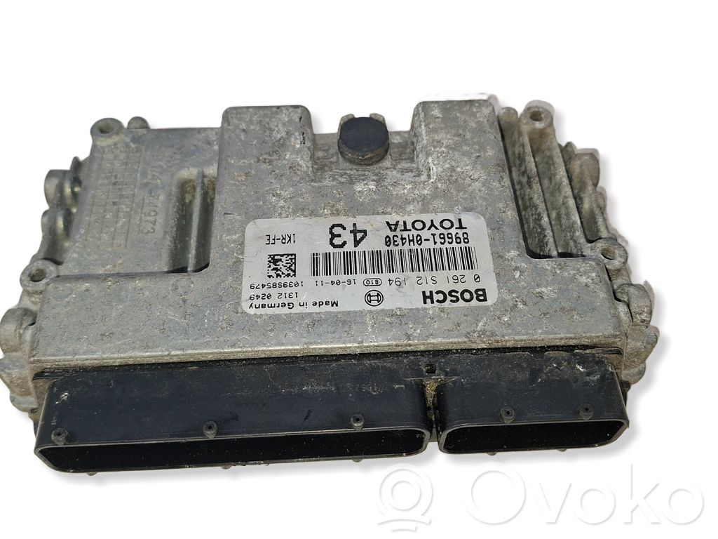 Toyota Aygo AB40 Engine control unit/module 