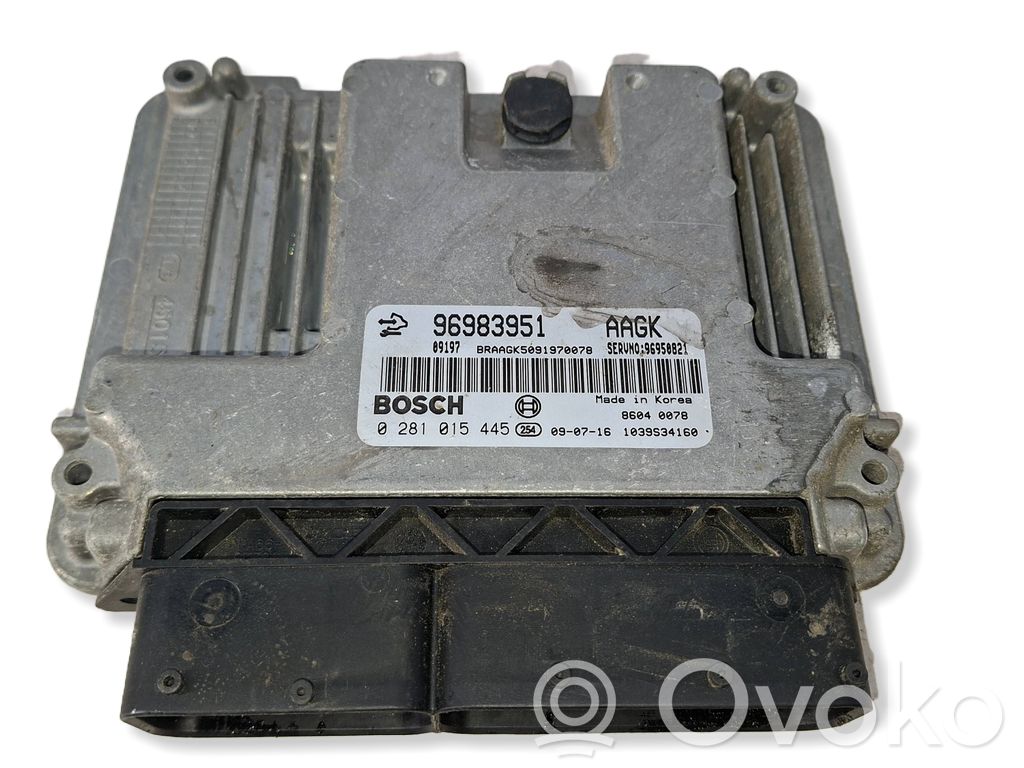 Chevrolet Cruze Engine control unit/module 