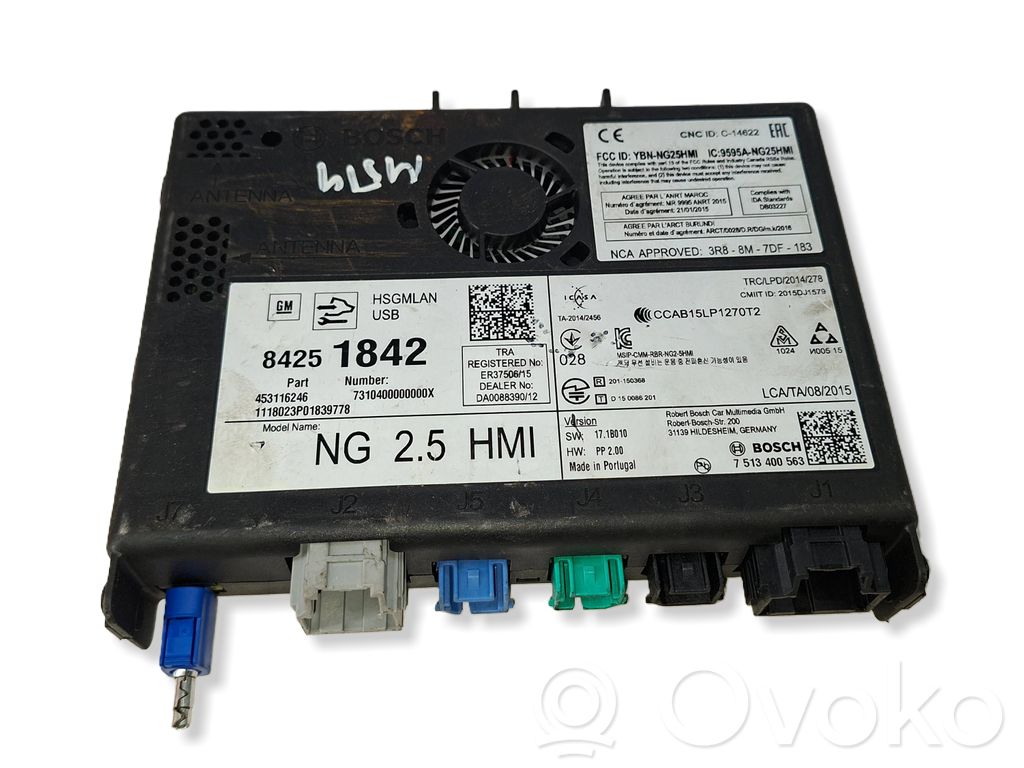 Opel Insignia B GPS navigation control unit/module 