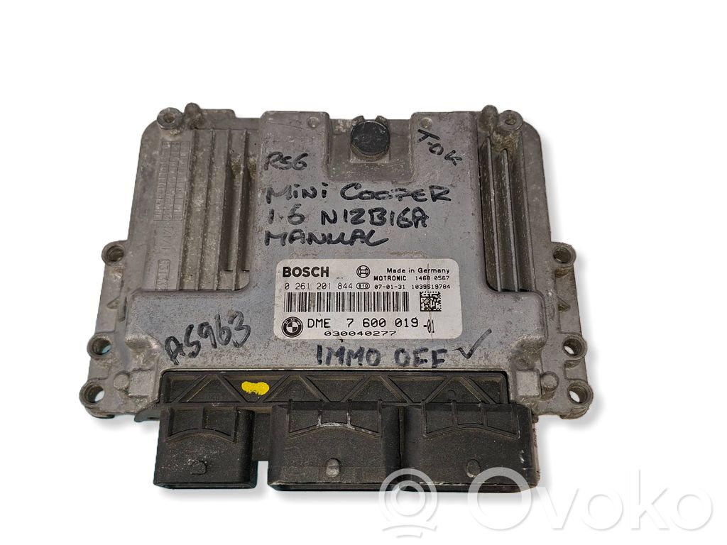 Mini One - Cooper Coupe R56 Engine control unit/module 