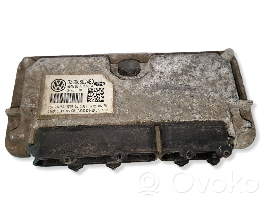 Engine control unit/module   03C906024BD,7G73HK7B1,7G73HK7G1,6160154106