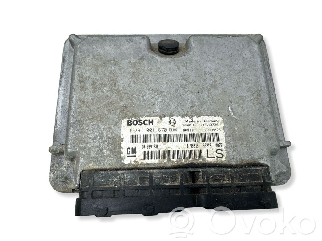 Engine control unit/module   28SA3739,90589736,0281001670