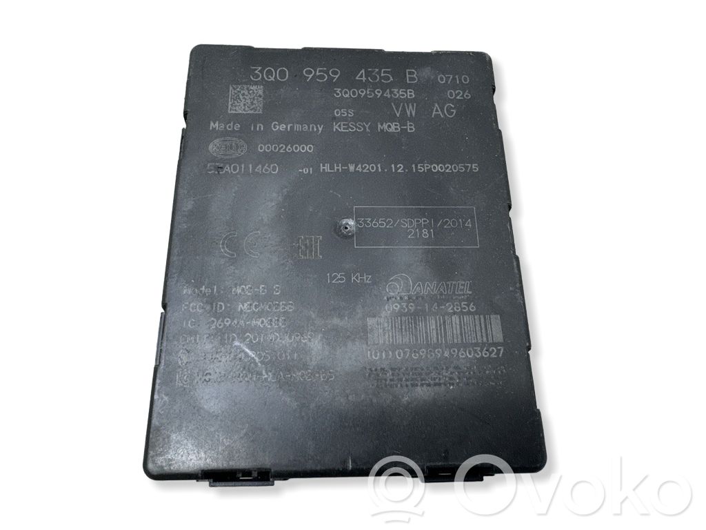 Volkswagen PASSAT B8 Unitate/modul de control fără cheie (KESSY) 