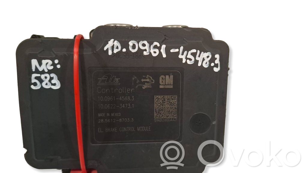 Opel Astra J ABS Pump 