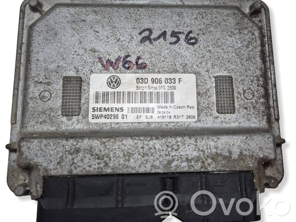Volkswagen Polo IV 9N3 Sterownik / Moduł ECU 