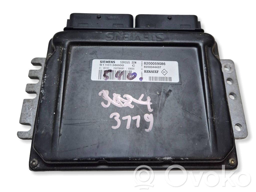 Engine control unit/module   8200059086,S110138000,8200044437