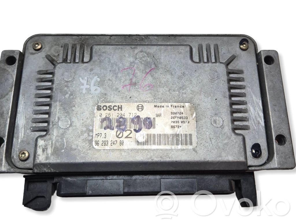 Peugeot 206 Engine control unit/module 