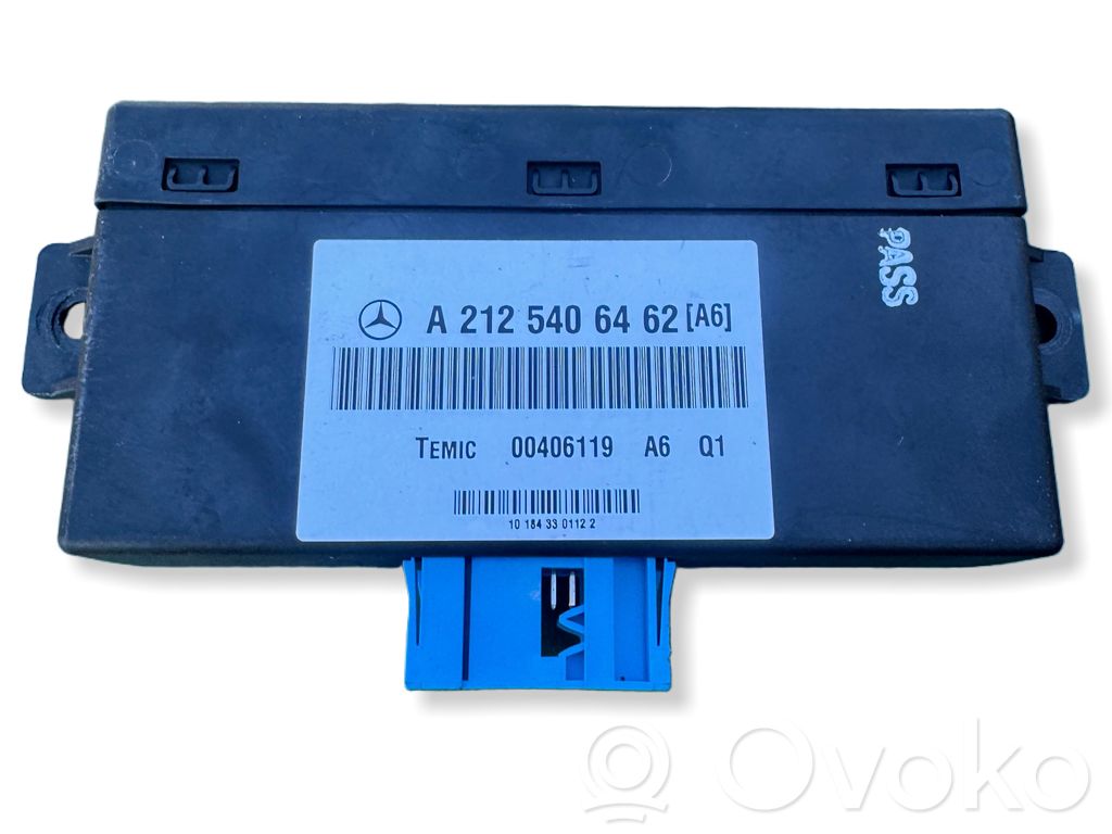 Mercedes-Benz E W212 Air suspension control unit module (rear) 