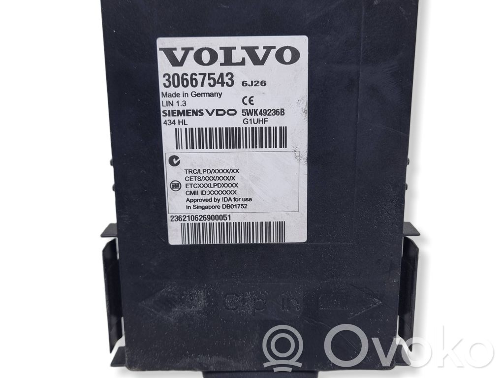 Immobilizer control unit/module   30667543,5WK49236B,236210626900051